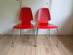 Ikea stoelen, Ophalen of Verzenden, Rood, Twee