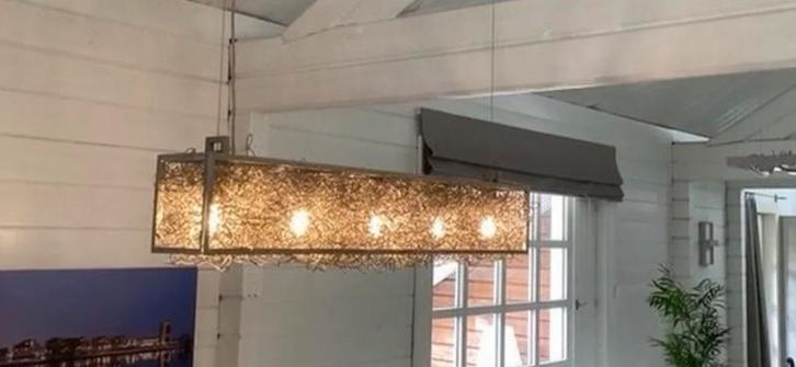 Brand en van Egmond Rhapsody In Blue, Huis en Inrichting, Lampen | Hanglampen, Gebruikt, Minder dan 50 cm, Ophalen