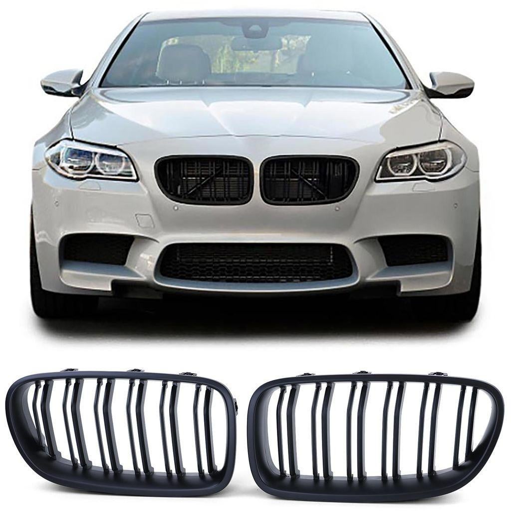 Grill Nieren Voor Bmw 5-serie F10 F11 Mat Zwart Dubbele M5 S