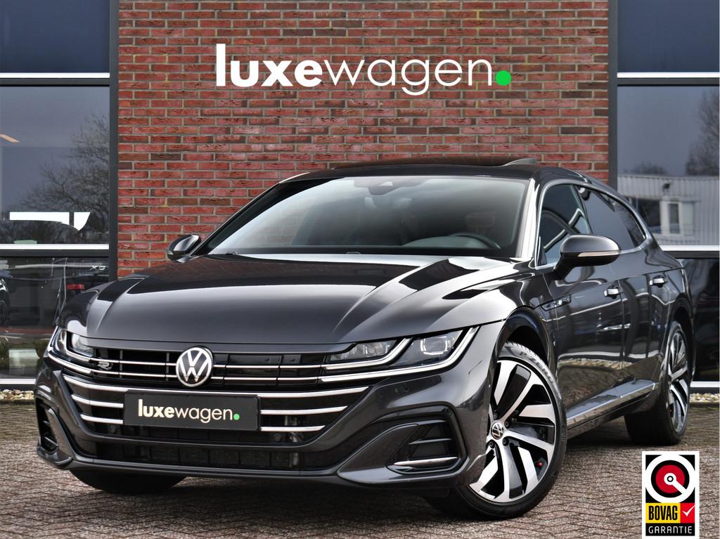 Volkswagen Arteon Shooting Brake 1.4 TSI eHybrid R-Line Pano, Auto's, Volkswagen, 12 maanden, Arteon, Gebruikt, Zwart