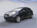 Kia Rio 1.2 CVVT Plus Pack | Airco | Elek Ramen | Recent ond, Auto's, Euro 5, 4 cilinders, Zwart, Origineel Nederlands