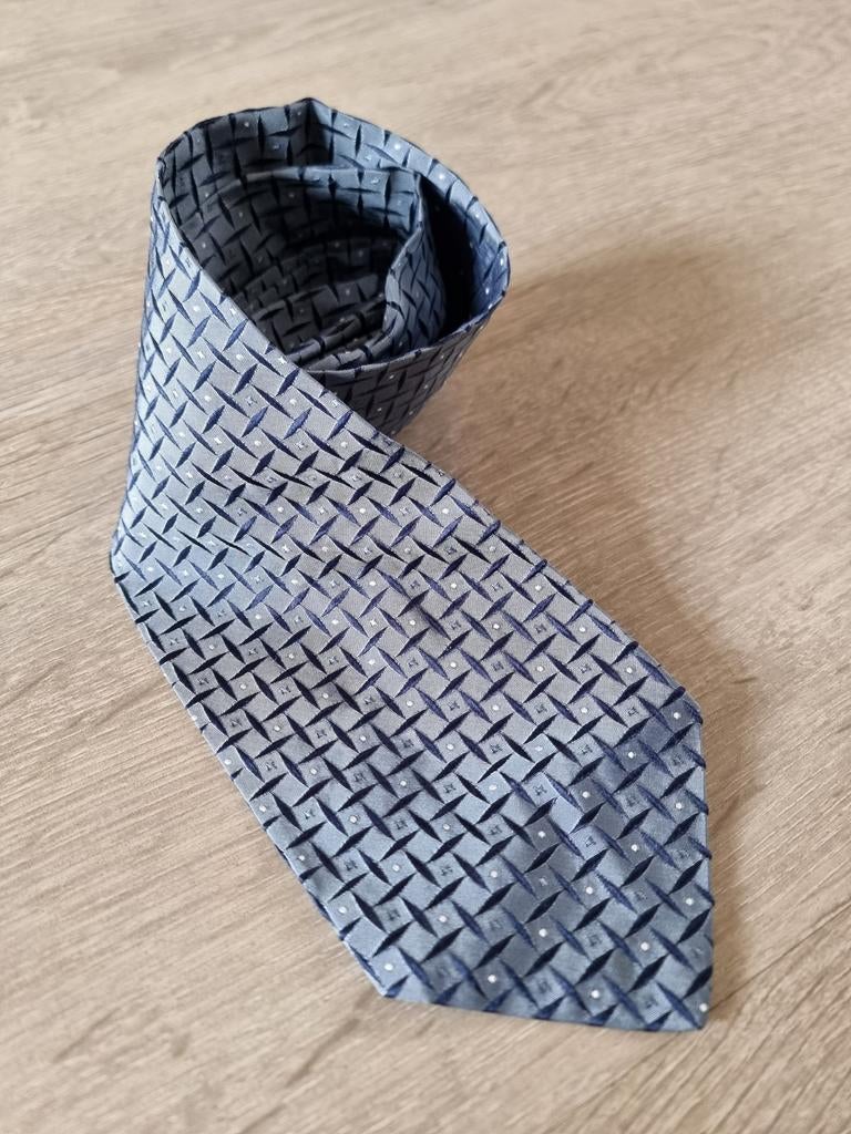 Blauw heren stropdas Hugo Boss, Nieuw (MM6), Ophalen of Verzenden, Nieuw, Blauw