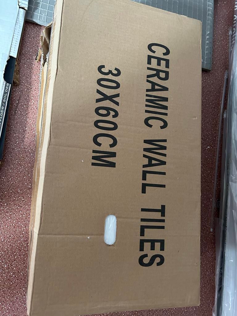 Badkamer wand tegels 30x60cm, Ophalen, 40 tot 60 cm, Nieuw, Minder dan 5 m²