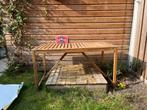 Buitentafel 140x75 cm - tot 6 personen, Ophalen, Gebruikt, Rechthoekig, Hout