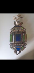 Oosterse lamp, Huis en Inrichting, Lampen | Hanglampen, Verzenden, Zo goed als nieuw, Glas, 50 tot 75 cm