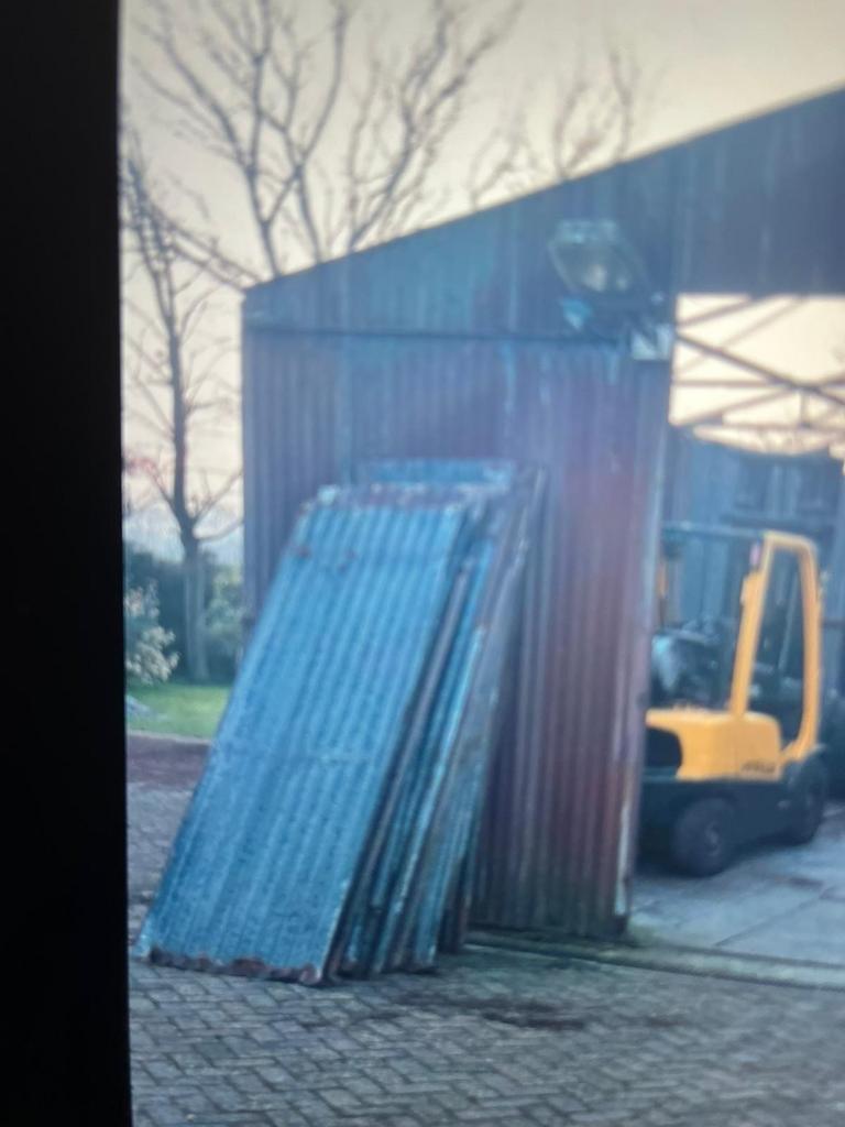 Golfplaten, Overige materialen, Zwart, Ophalen of Verzenden, Zo goed als nieuw