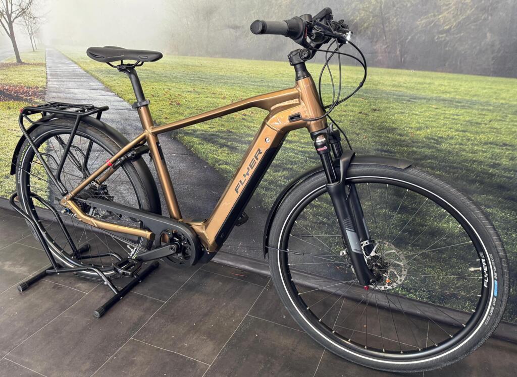 Flyer Upstreet 4 7.03 | Bosch CX | Riem | Zeer Luxe E-bike!, Fietsen en Brommers, Overige merken, Info@flyer.ch, FLYER AG, Ophalen of Verzenden