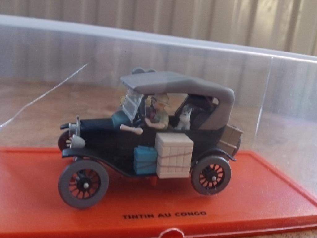 Auto Kuifje in congo, Ophalen of Verzenden