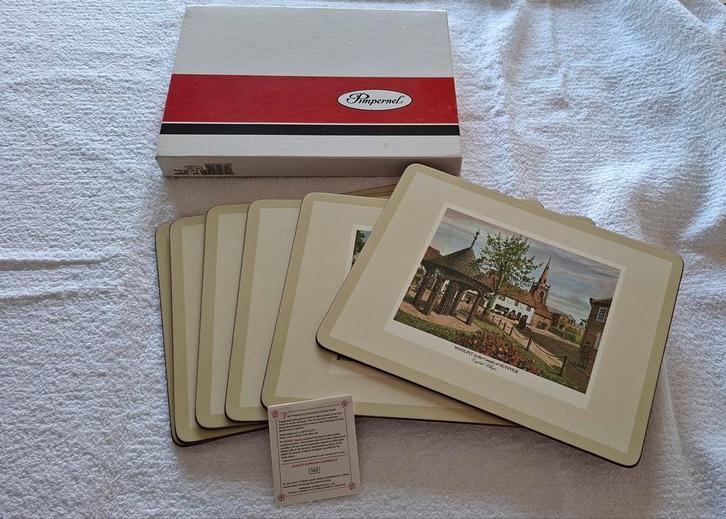 Pimpernel placemats - Nieuwstaat, lichte doosschade, Huis en Inrichting, Woonaccessoires | Onderzetters, Ophalen of Verzenden