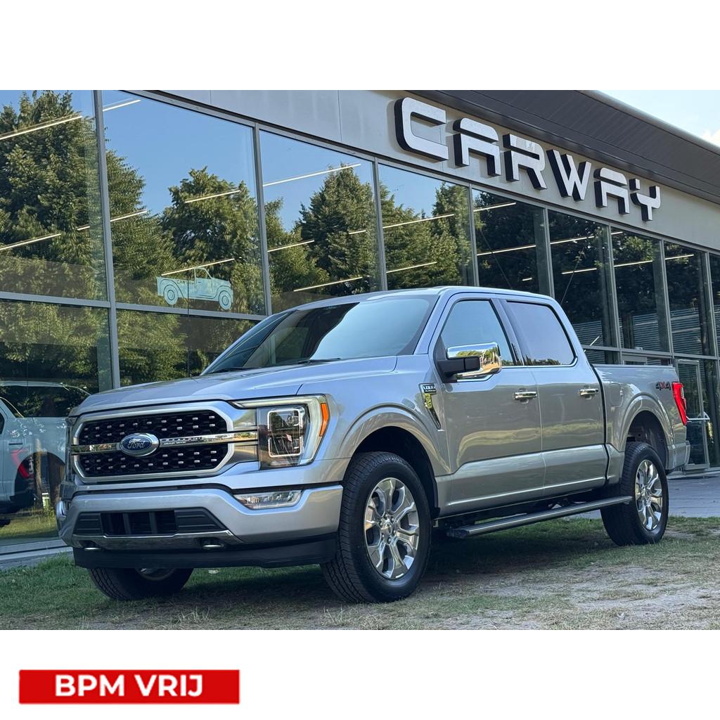 Ford USA F-150 3.5 V6 Ecoboost PLATINUM NIEUWE AUTO! BPM VRI, 2241 kg, Gebruikt, Zwart, F-150