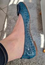 Tory Burch kobalt blauwe leren ballerina maat 38.5- 39 42190, Kleding | Dames, Schoenen, Blauw, ., Zo goed als nieuw, Tory Burch