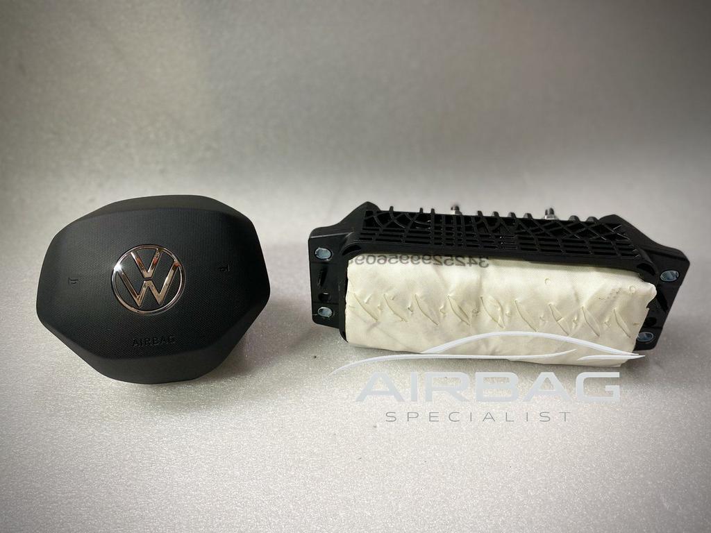 Volkswagen Polo 2021+ airbag set stuur airbag passagier airb, Gebruikt, -, -, Ophalen of Verzenden