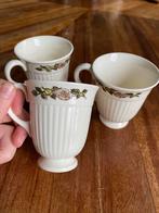 Wedgwood koffiekopjes briar rose 3 Stuks, Ophalen of Verzenden