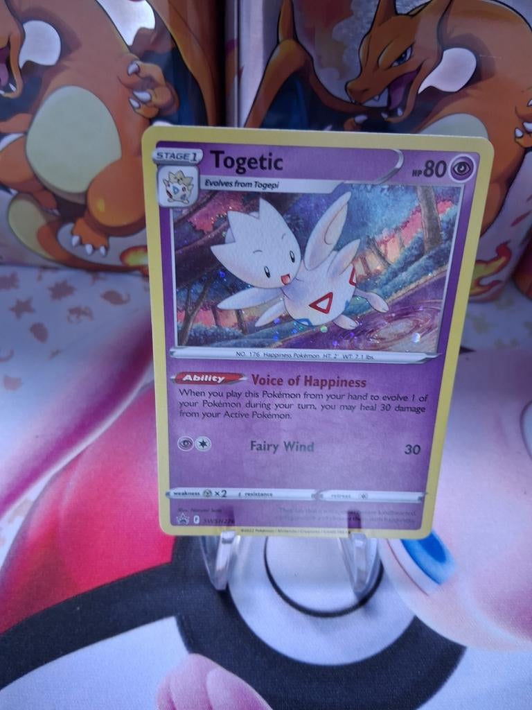 Pokémon kaart Togetic holo promo, Ophalen of Verzenden, Zo goed als nieuw