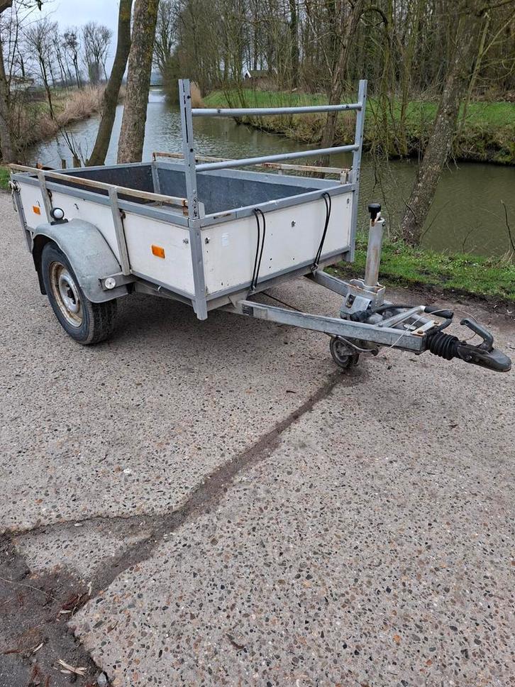 Robuuste aanhanger - Ideaal voor diverse klussen, Auto diversen, Aanhangers en Bagagewagens, Gebruikt, Ophalen of Verzenden