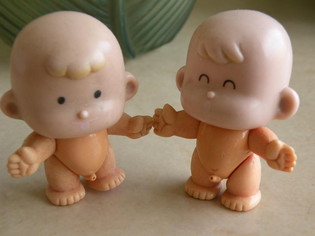 TOMY TINKLE TOTS, 2 stuks.  1990., Ophalen of Verzenden