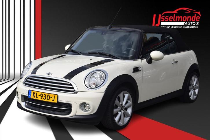 MINI Cabrio 1.6 Cooper Chili Automaat PDC Climate Cruise Sto, Auto's, Mini, Bedrijf, Te koop, Cabrio, ABS, Airbags, Airconditioning