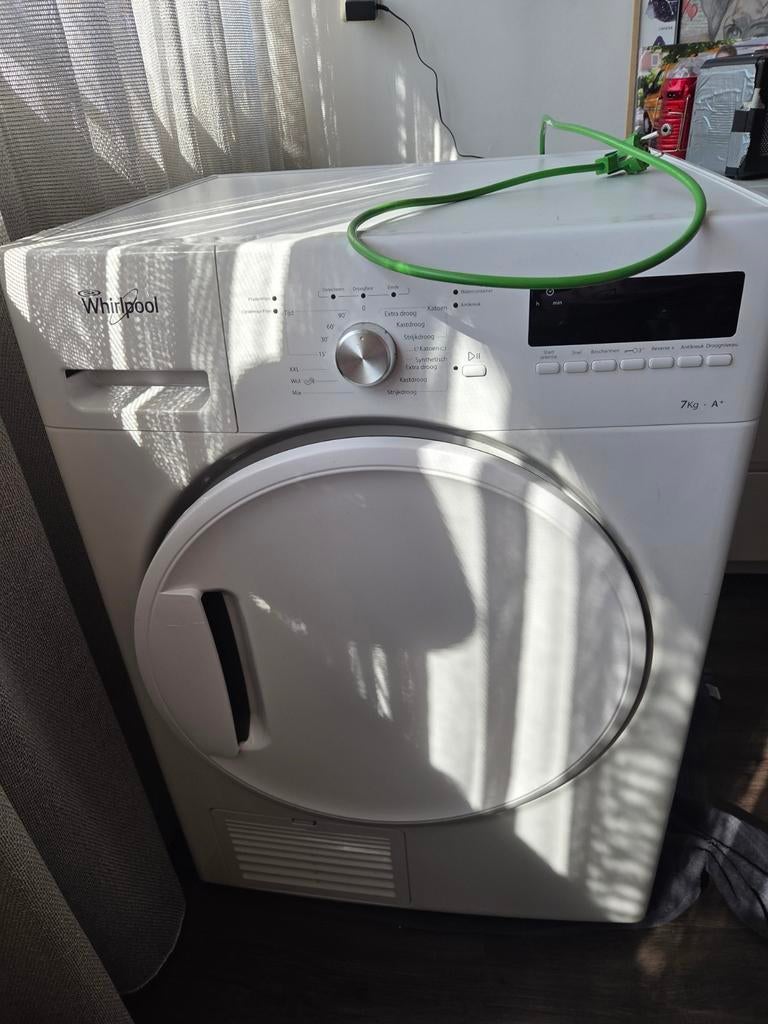 Whirlpool wasdroger 7kg - droogt niet goed, Witgoed en Apparatuur, 6 tot 8 kg, Ophalen of Verzenden, Niet werkend, 85 tot 90 cm