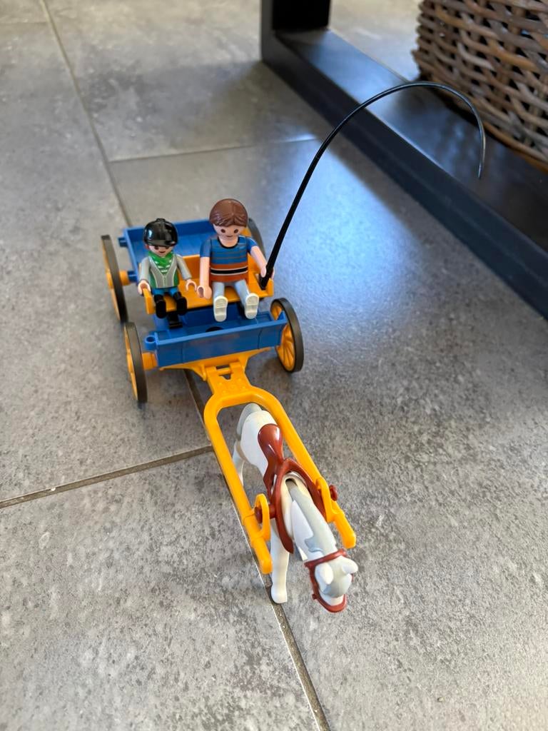 Playmobil paarden kar, Ophalen of Verzenden, Zo goed als nieuw