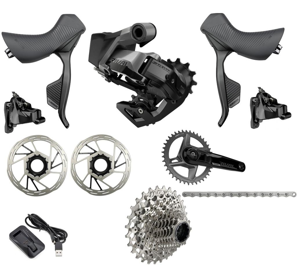 SRAM Rival AXS XPLR 1X12 Complete groepset Powermeter, Fietsen en Brommers, Fietsonderdelen, Niet ingevuld, Niet ingevuld, Nieuw