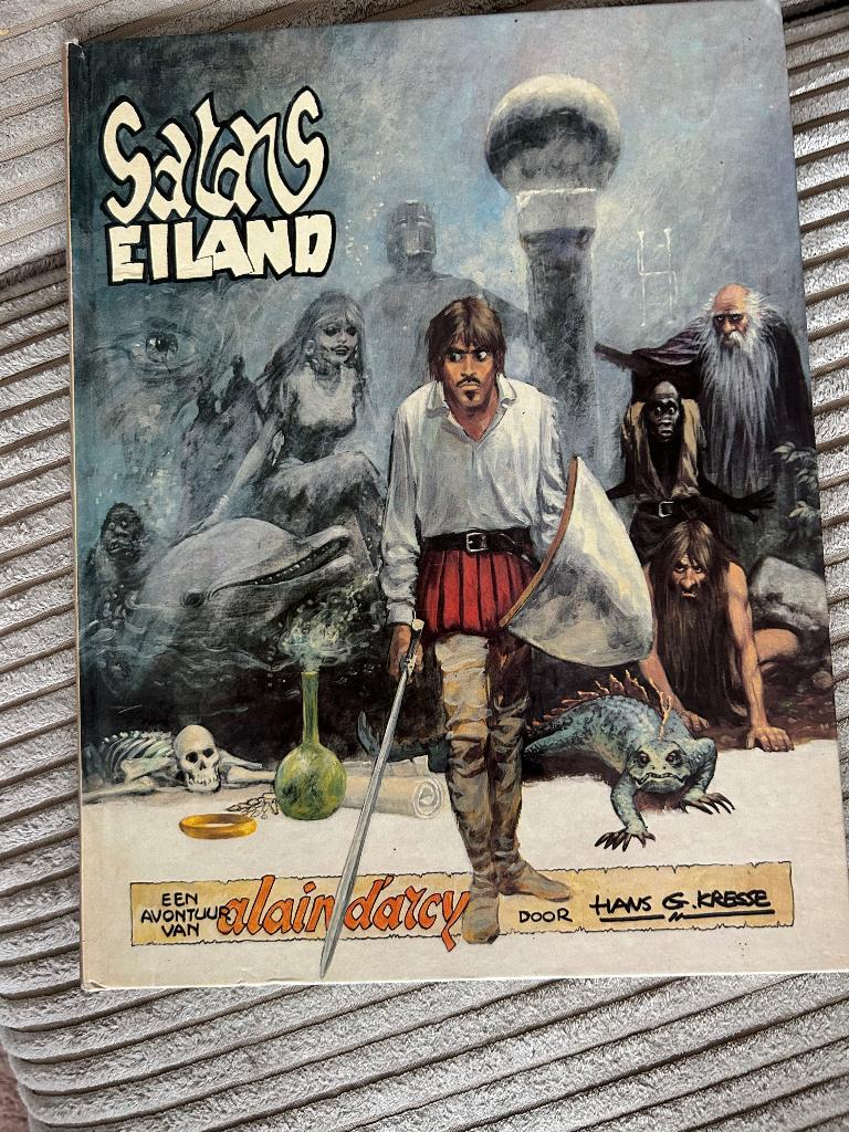 Strip Satans eiland van Hans G. Kresse 1979, Gelezen, Eén stripboek, Ophalen of Verzenden, HANS G. KRESSE