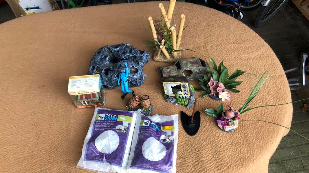 Aquarium spullen voor onderwater., Ophalen, Zo goed als nieuw, Grind, Zand of Voedingsbodem