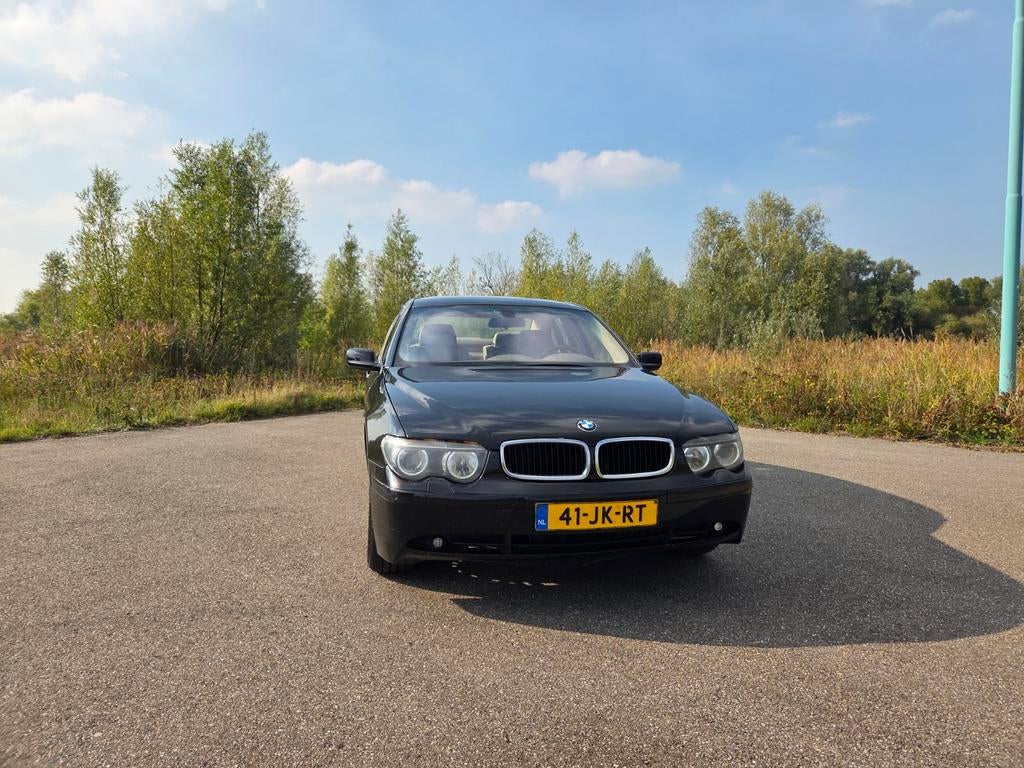 BMW 7-Serie 3.6 I 735 AUT 2002 Zwart, Auto's, BMW, Automaat, Achterwielaandrijving, Zwart, 272 pk