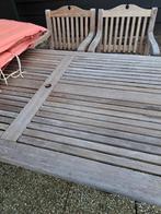 Hard houten tuinset, Tuin en Terras, Tuinsets en Loungesets, Ophalen of Verzenden, Gebruikt, Hout