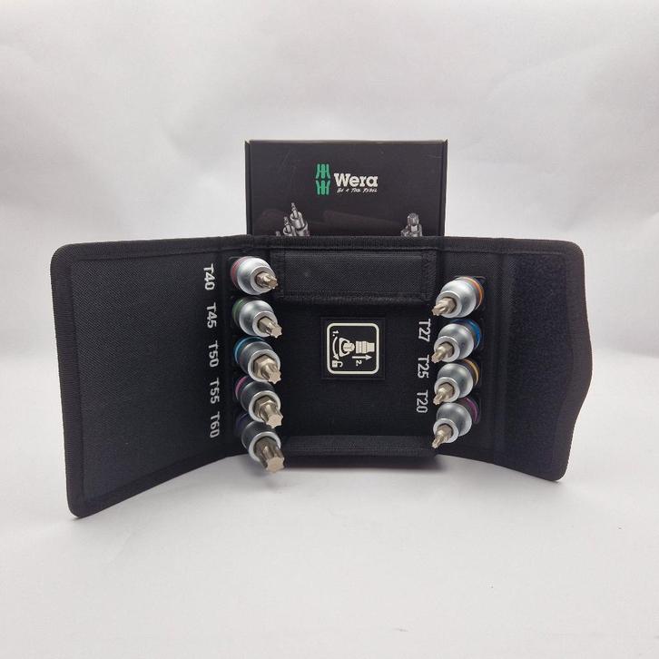 Wera - 8767 C HF 1-9 delige bit-doppenset torx-1/ || €69,99, Verzamelen, Retro, Huis en Inrichting, Ophalen of Verzenden