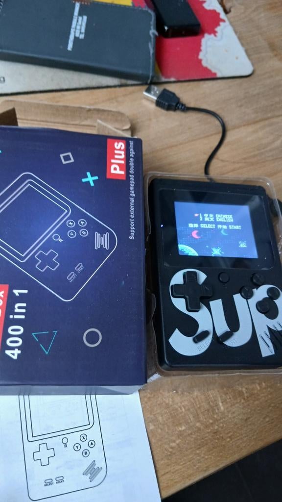SUP Game Box Plus 400-in-1 Retro Handheld Console, Spelcomputers en Games, Ophalen of Verzenden