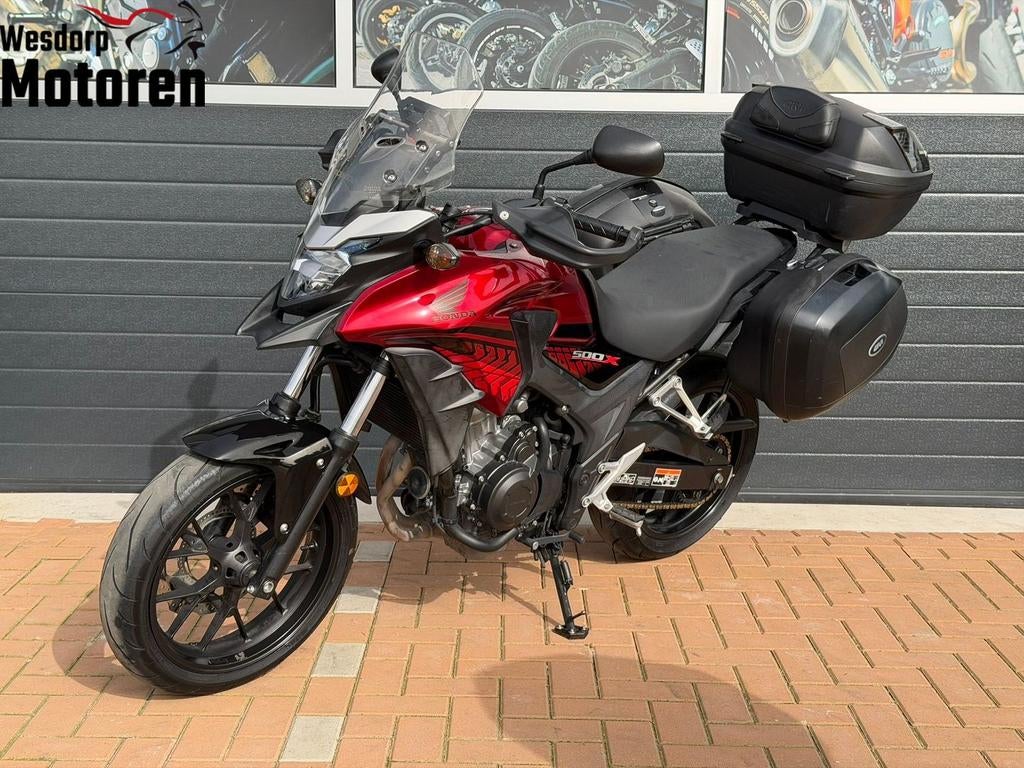 HONDA CB 500 X ABS A2 35KW Volledige Historie 3 koffers, 2 cilinders, HONDA, Bedrijf, Onbekend