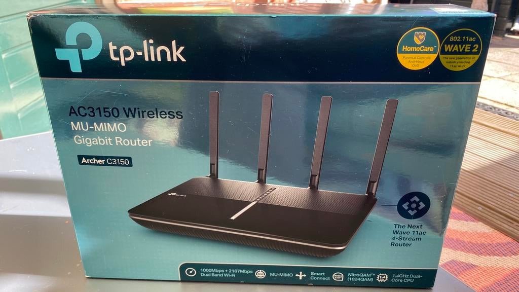 TP-Link Archer C3150 Gigabit Wi-Fi Router – NIEUW, Ophalen of Verzenden, Nieuw, Router