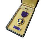 WWII US Purple Heart Medal With Oakleafs and Box, Ophalen of Verzenden, Amerika, Embleem of Badge