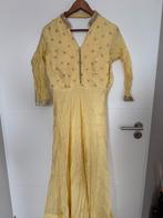 Gele anarkali salwar, Kleding | Dames, Gelegenheidskleding, Maat 38/40 (M), Overige typen, Geel, Ophalen of Verzenden