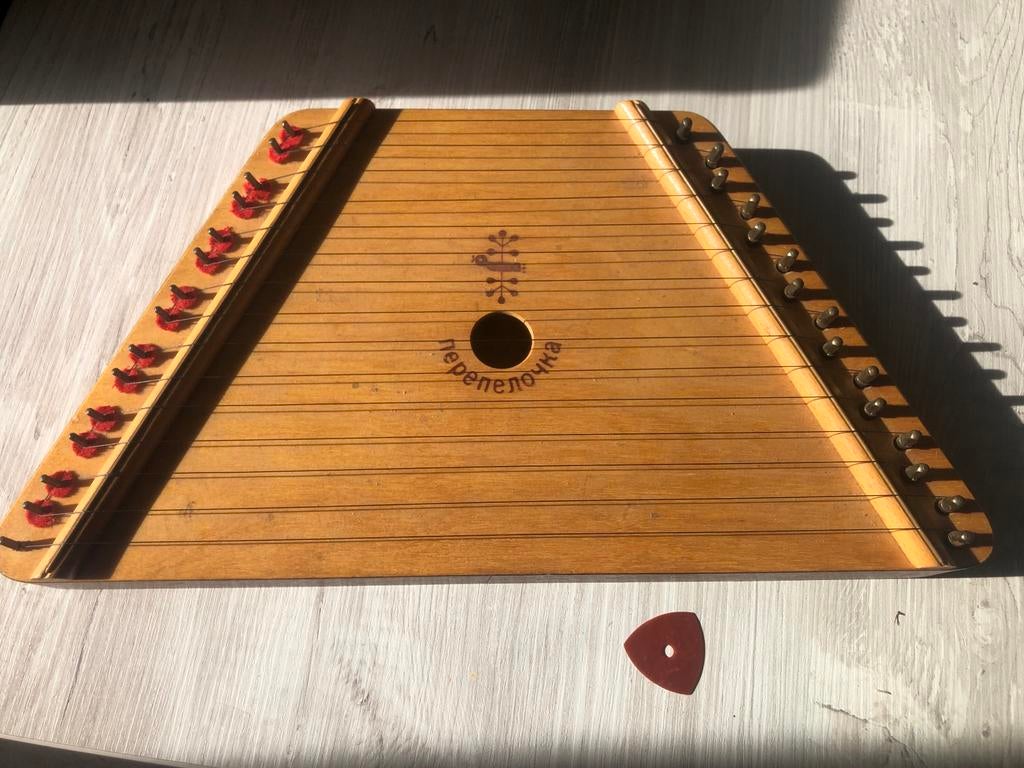 Vintage Lapharp / Citer - Houten Snaarinstrument, Muziek en Instrumenten, Snaarinstrumenten | Overige, Ophalen of Verzenden, Gebruikt