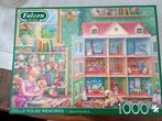 Falcon puzzel Dolls House Memories 1000st, Ophalen of Verzenden, 500 t/m 1500 stukjes, Gebruikt, Legpuzzel