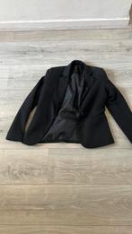 We zwarte blazer maat 146/152, Ophalen, Zo goed als nieuw, Meisje, Jas