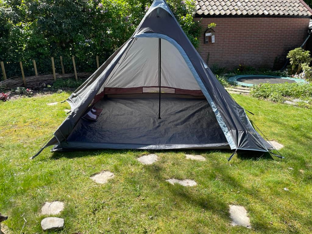 Safarica Sioux 260, Lichtgewicht tipi tent voor 2-3 personen, Ophalen, Zo goed als nieuw, Tot en met 3