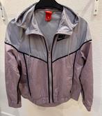 Nike hardloop jasje M lila grijs met capuchon, Maat 38/40 (M), Paars, Ophalen of Verzenden, Hardlopen of Fietsen