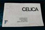 TOYOTA CELICA 1 e type handleiding nederlandstalig, Ophalen of Verzenden