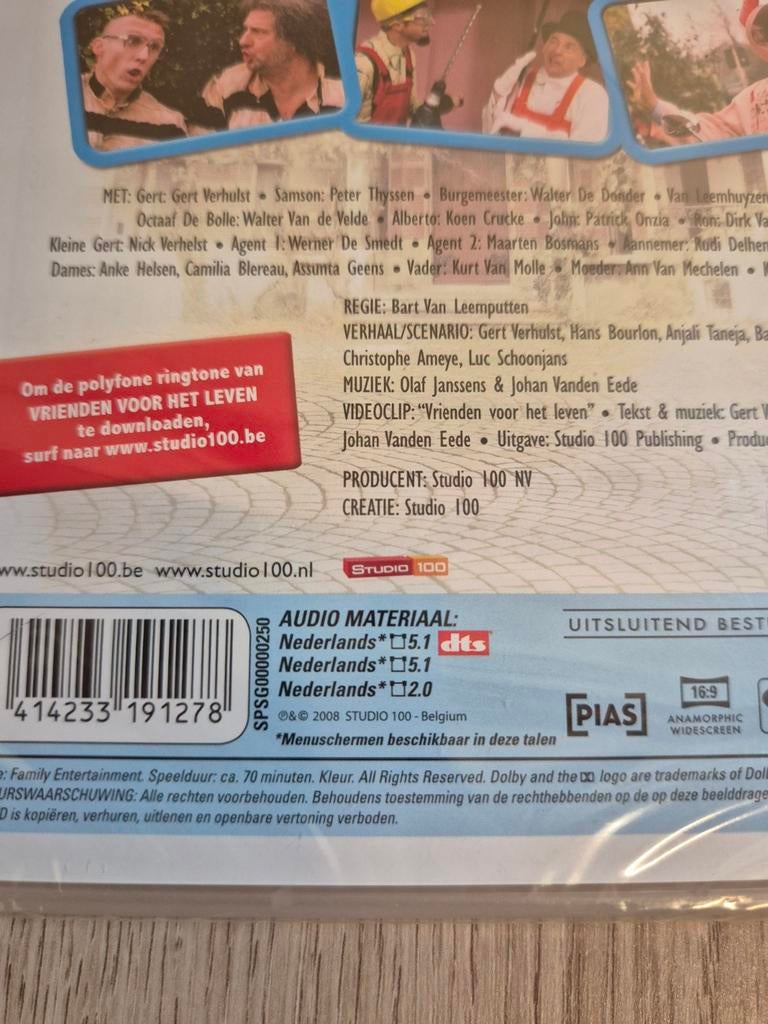 Samson en gert dvd hotel op stelten nieuw, Alle leeftijden, Ophalen of Verzenden