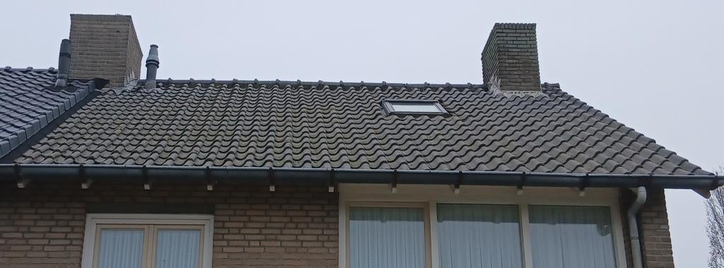 Grote partij compleet dakpannen gevelpannen nokvorst gebaken, Doe-het-zelf en Verbouw, Dakpannen en Dakbedekking, Ophalen, Steen of Klei