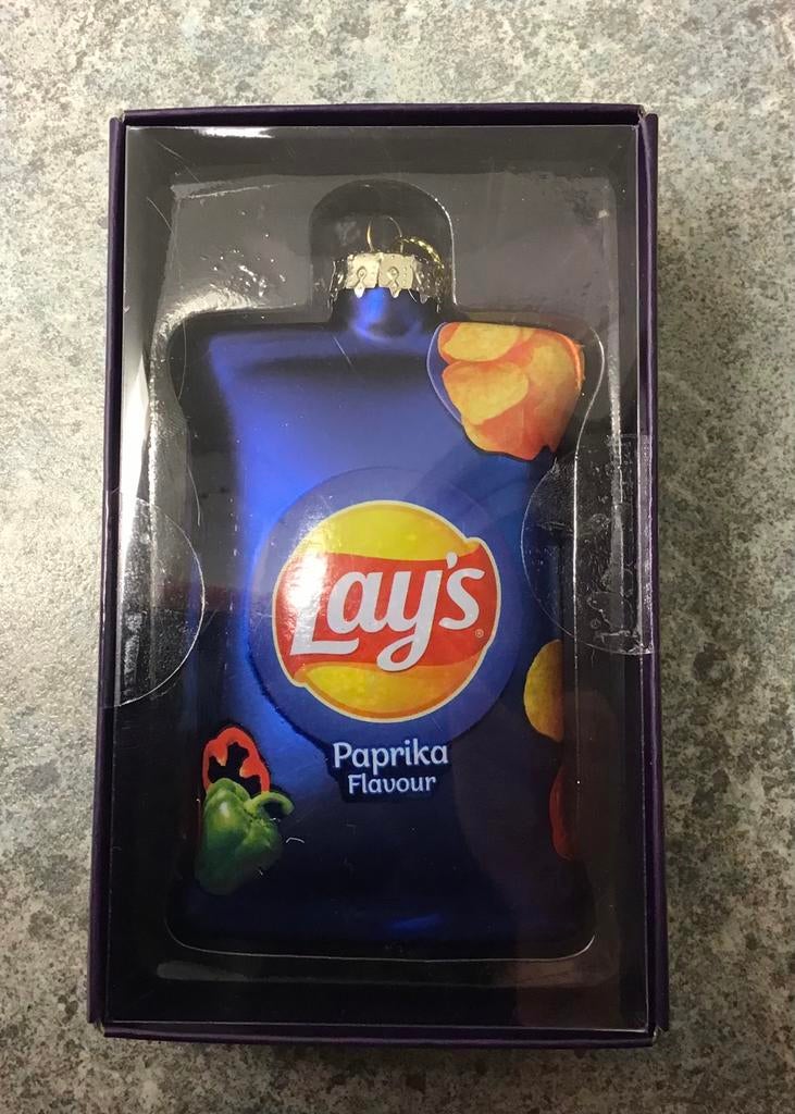 Kerstbal Lay’s chipszak paprika (nieuw in verpakking), Ophalen of Verzenden, Nieuw