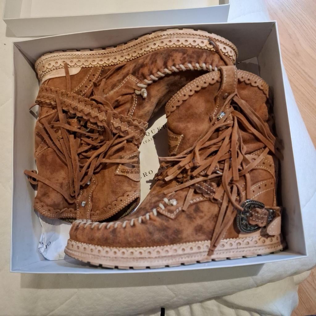 Leopard el vaquero boots mt 40, Kleding | Dames, Schoenen, Bruin, Lage of Enkellaarzen, Ophalen of Verzenden, Zo goed als nieuw