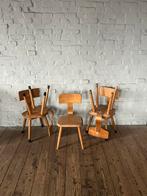 Kleuterstoel kinderstoel vintage stoel school hout, Ophalen, Stoel(en), A, A