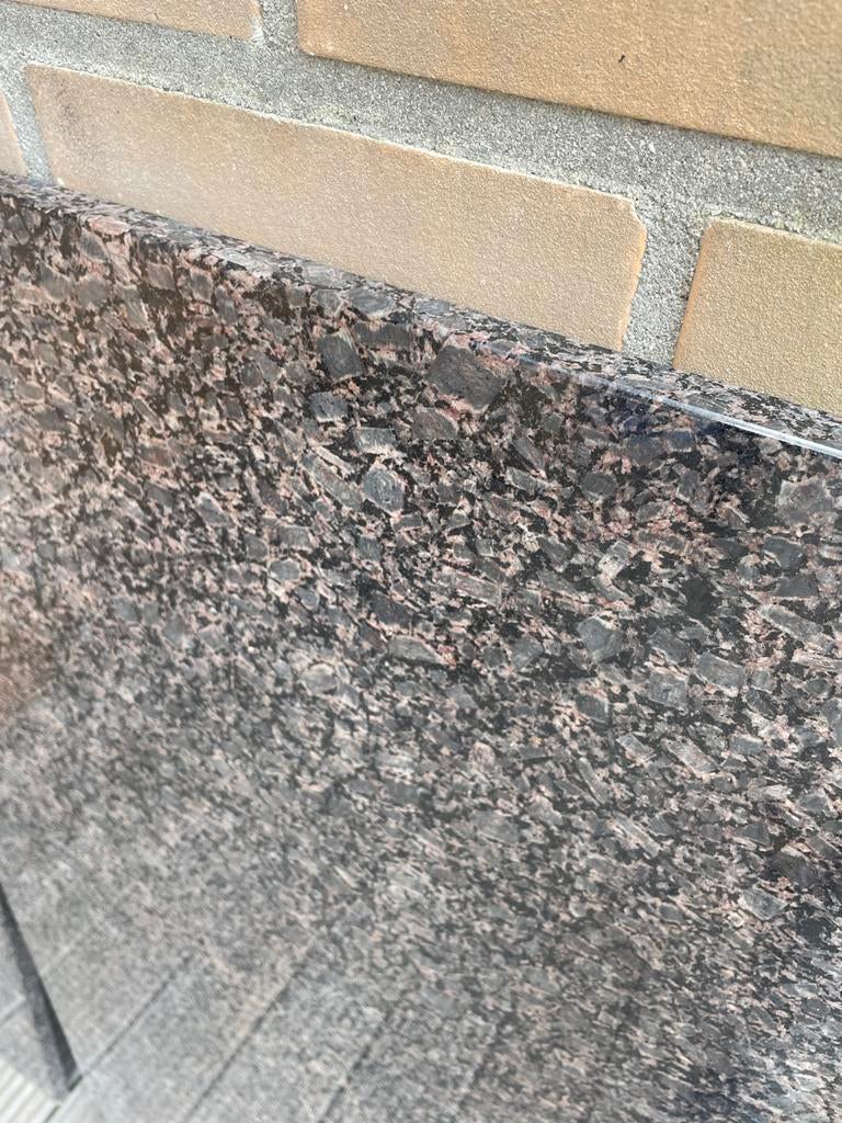 Granieten werkbladen 18mm dik,1215x600 & 755x470, Ophalen, Gebruikt