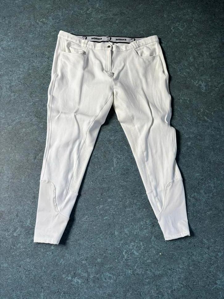 Te koop: witte rijbroek Horka, Gebruikt, Dressuur, Dames, Onderkleding