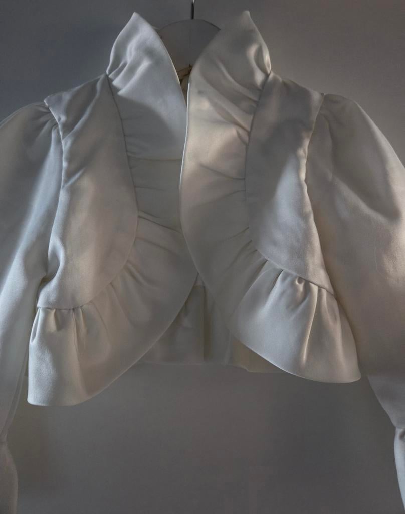 Elegante satijnen bolero voor meisjes, ca. 5-6 jaar, Kinderen en Baby's, Kinderkleding | Overige, Ophalen of Verzenden