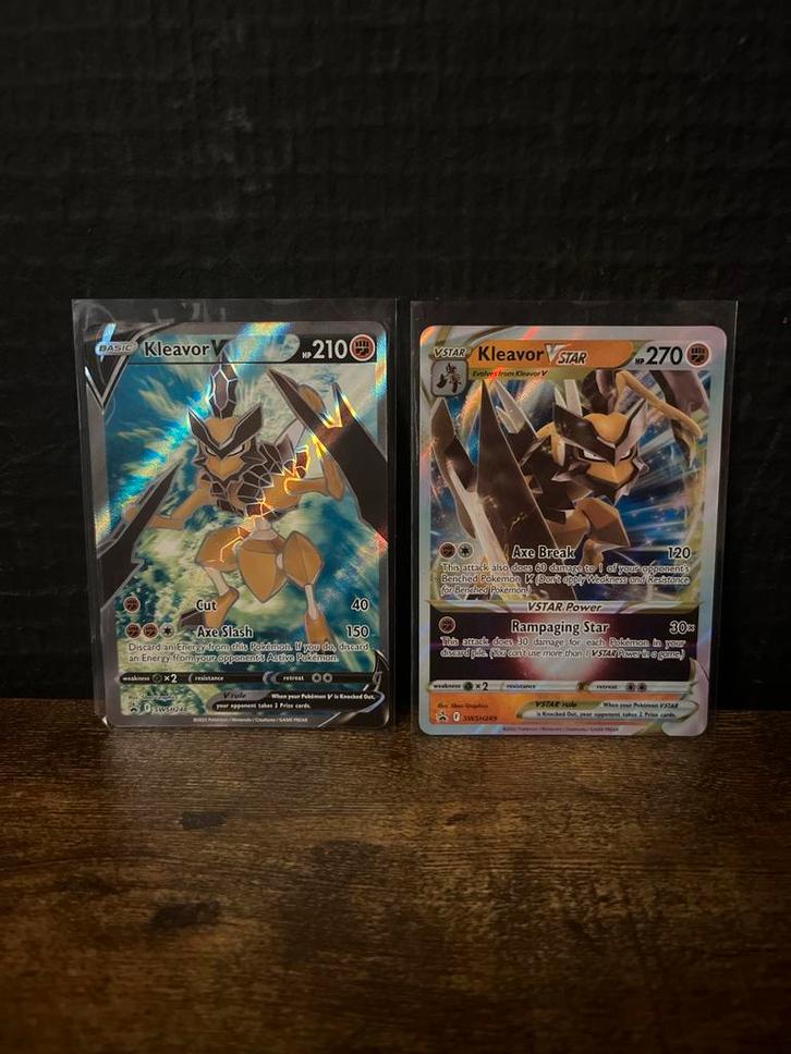 Kleavor V en Kleavor VSTAR Promo Pokémon kaarten, Hobby en Vrije tijd, Verzamelkaartspellen | Pokémon, Nieuw, Meerdere kaarten