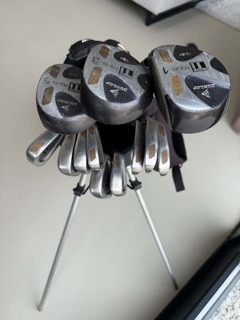 Dunlop Black Tour golfset incl tas., Sport en Fitness, Golf, Ophalen, Gebruikt, Set, Overige merken